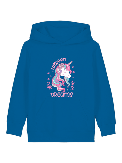 Unicorn Dreams - Sudadera con capucha Mini Cruiser 2.0 para niños SK1