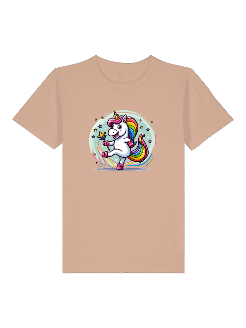 Einhorn tanzt mit Blase - Mini Creator 2.0 Kids T-Shirt SK