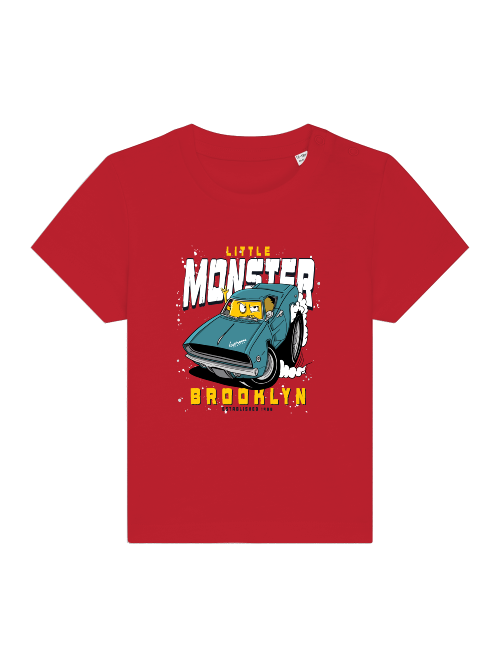 Cartoon Little Monster Monstercar - Baby Creator T-Shirt SK