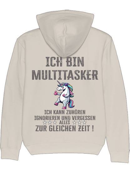 Cruiser Hoodie I am a multitasker unicorn thumbs up