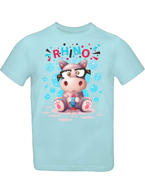 Cartoon Mini Nilpferd T-Shirt Kids SK