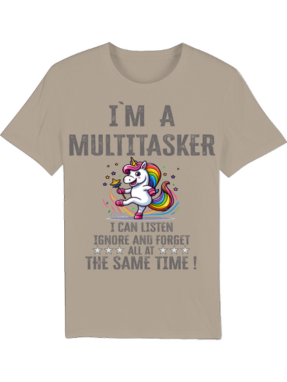 Camiseta Creator I`ma Multitasker Unicorn Rattle Dance Bund