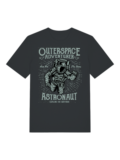 Aventurero espacial astronauta - Camiseta unisex de manga corta de algodón orgánico para adultos Creator T-Shirt 2.0 ST/ST SH