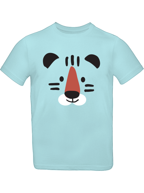 Cartoon Tigergesicht T-Shirt Kids Kinder T-Shirt SK