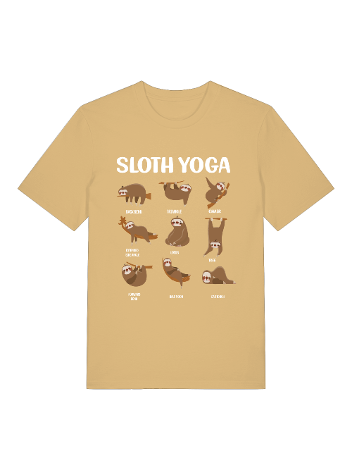 Sloth Yoga Faultier - Organic Creator 2.0 T-Shirt SK