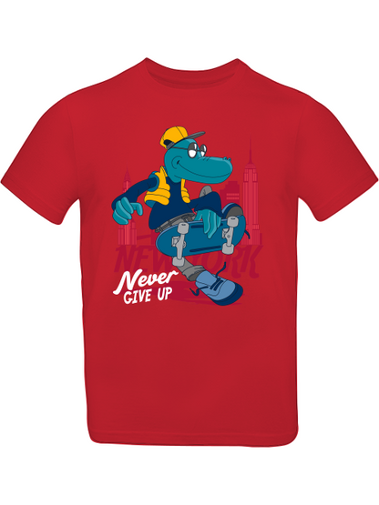 Camiseta infantil de dibujos animados "Nunca te rindas, Croco" SK