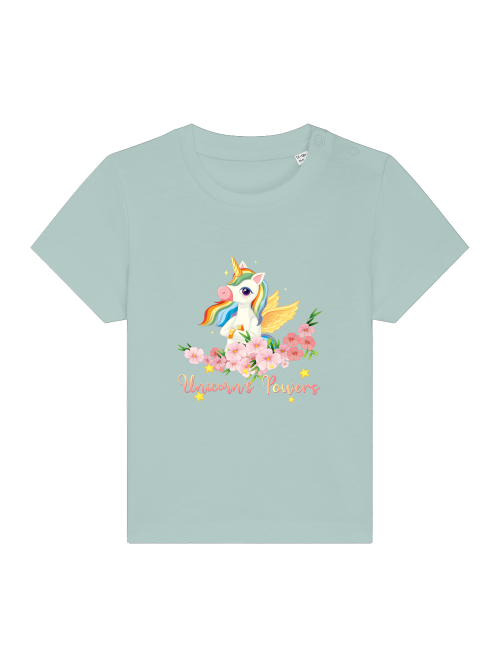 Cartoon Unicorn Power - Camiseta Baby Creator