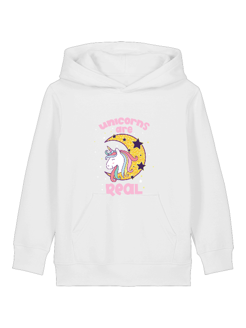 Einhorn Unicorn are real - Mini Cruiser Hoodie 2.0 Kinder Kapuzenpullover SK