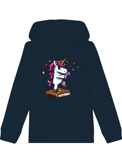 Einhorn tanzt auf Buch - Mini Cruiser Hoodie SK