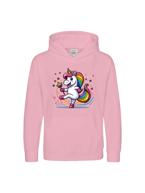 Kids Premium Hoodie Sweet Unicorn is dancing