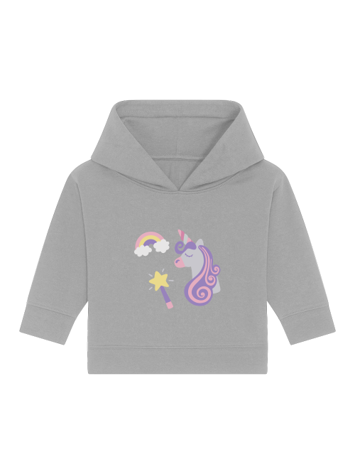 Einhorn Regenbogen und Zauberstab - Baby Cruiser Hoodie SK