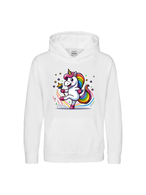 Kids Premium Hoodie Sweet Unicorn is dancing