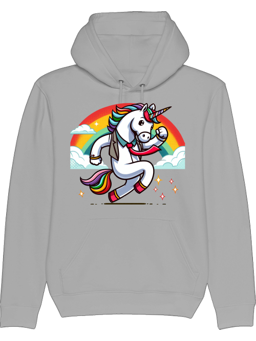 Cruiser hoodie unicorn with rainbow