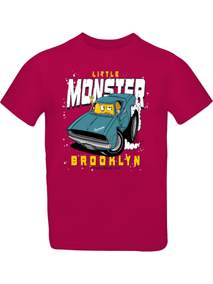 Camiseta infantil de Monstercar con diseño de pequeño monstruo de dibujos animados SK