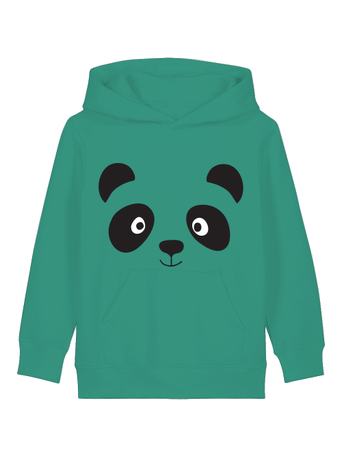 Cartoon Panda Gesicht - Mini Cruiser Hoodie 2.0 Kinder Kapuzenpullover SK