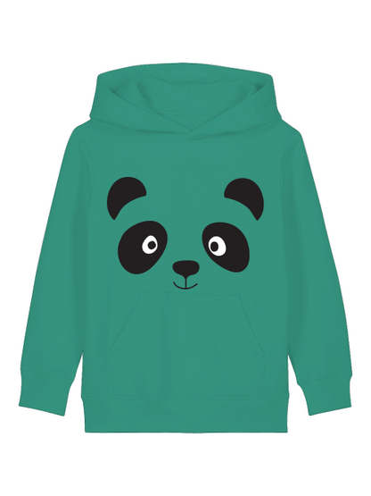 Cartoon Panda Gesicht - Mini Cruiser Hoodie 2.0 Kinder Kapuzenpullover SK