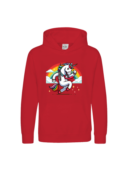 Einhorn mit Regenbogen - Kids Premium Hoodie SK