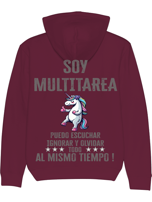 Cruiser Hoodie Soy Multitarea Unicorn Thumbs Up