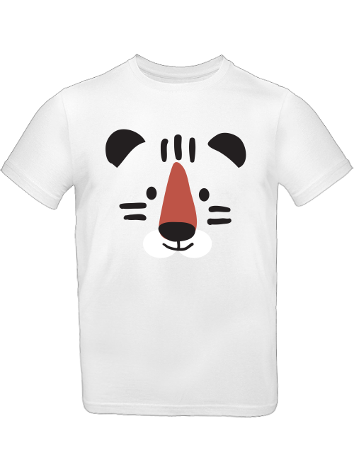 Cartoon Tigergesicht T-Shirt Kids Kinder T-Shirt SK