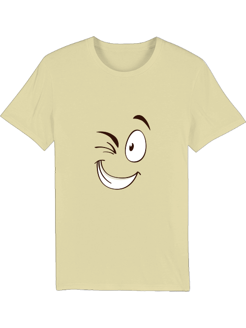 Auge zwinkern Strichsmileys - Creator T-Shirt SK