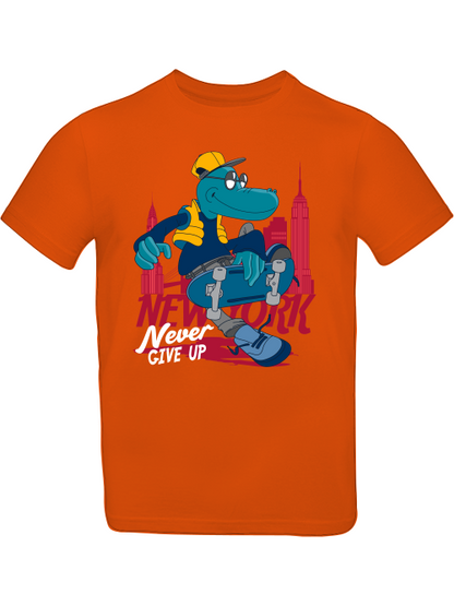Camiseta infantil de dibujos animados "Nunca te rindas, Croco" SK