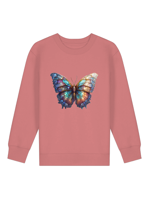 Kinder Schmetterling Brilliante Unisex Sweatshirt Pullover Mini Changer 2.0 SK