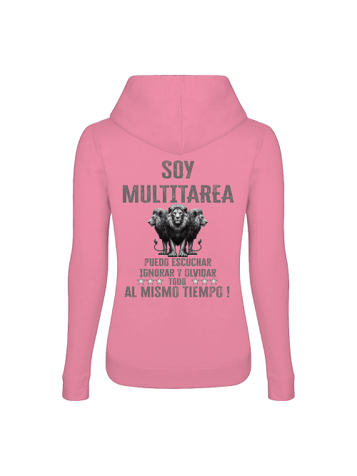 Girlie College Hoodie Soy Multitarea 3 Löwen