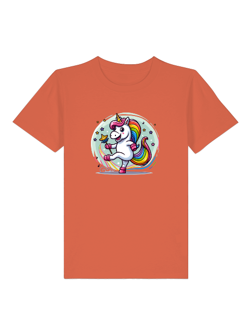 Einhorn tanzt mit Blase - Mini Creator 2.0 Kids T-Shirt SK