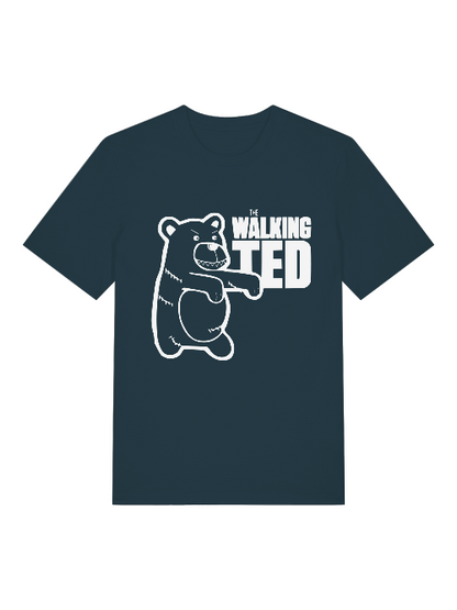 Cartoon Walking Ted Front - Unisex Erwachsenen Bio Creator T-Shirt SH