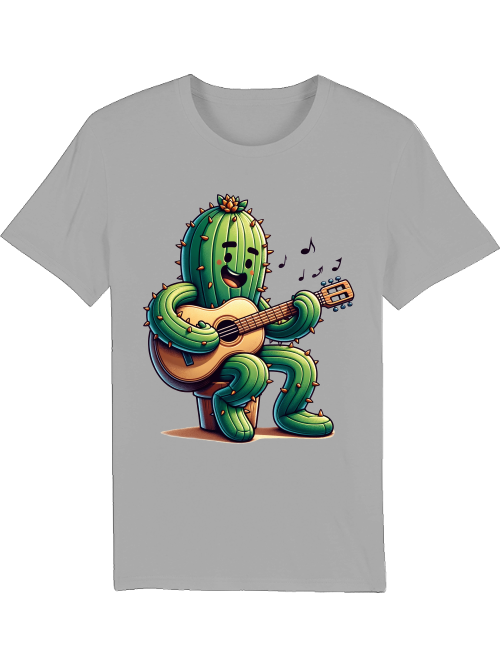 Cartoon Kaktus Gitarrenspieler - Creator T-Shirt SK