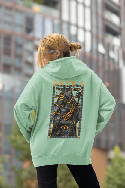 ANUBIS The Warrior Streetwear - Slammer Bio Oversized Unisex Hoodie Erwachsenen SH