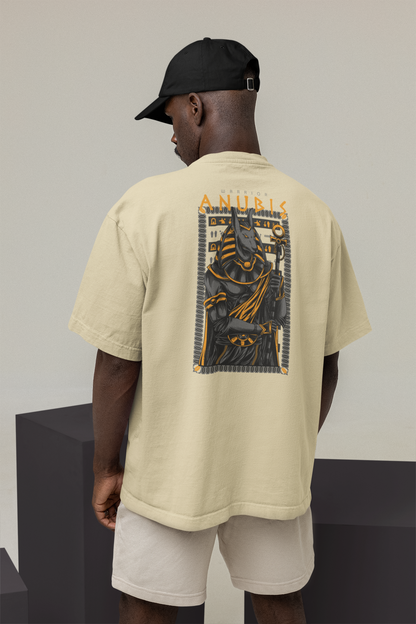 ANUBIS Warrior Streetwear Backprint - Freestyler Bio Oversized Unisex T-Shirt Erwachsene SH