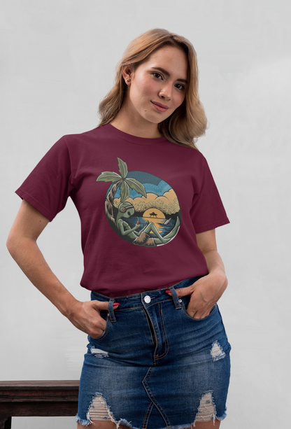 Alien Chill Time - Camiseta unisex de manga corta de algodón orgánico para adultos Creator T-Shirt 2.0 ST/ST SH