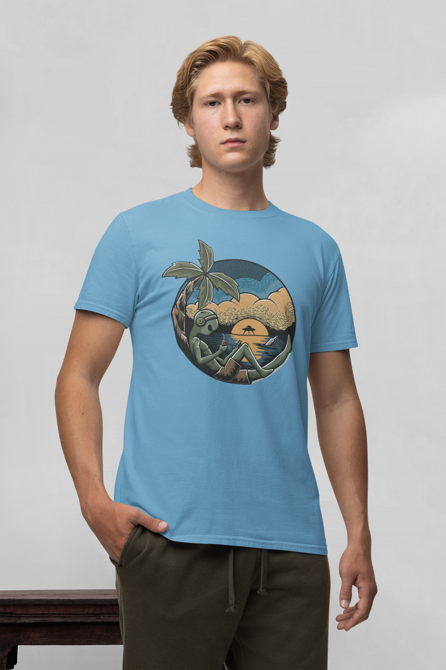 Alien Chill Time - Camiseta unisex de manga corta de algodón orgánico para adultos Creator T-Shirt 2.0 ST/ST SH