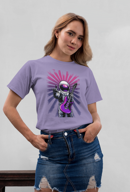 Astronaut Music Vibes - Camiseta unisex de manga corta de algodón orgánico para adultos Creator T-Shirt 2.0 ST/ST SH