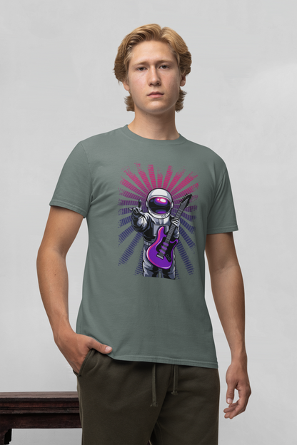 Astronaut Music Vibes - Camiseta unisex de manga corta de algodón orgánico para adultos Creator T-Shirt 2.0 ST/ST SH