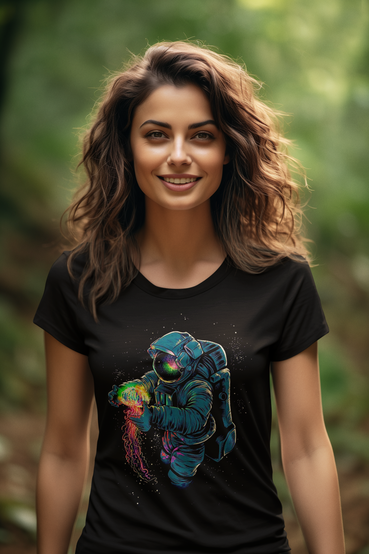 Astronaut Universum in der Hand Creator T-Shirt SK