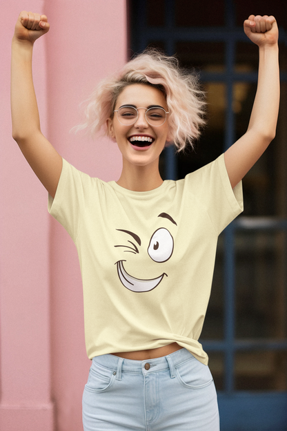 Eye Winking Stick Smileys Creator T-Shirt