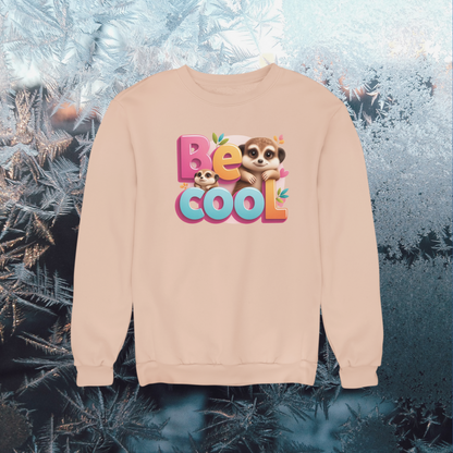 Be Cool Erdmännchen Kinder Pullover Sweatshirt Bio Baumwolle Hochwertig Langlebig - Mini Changer Sweatshirt 2 ST/ST SH