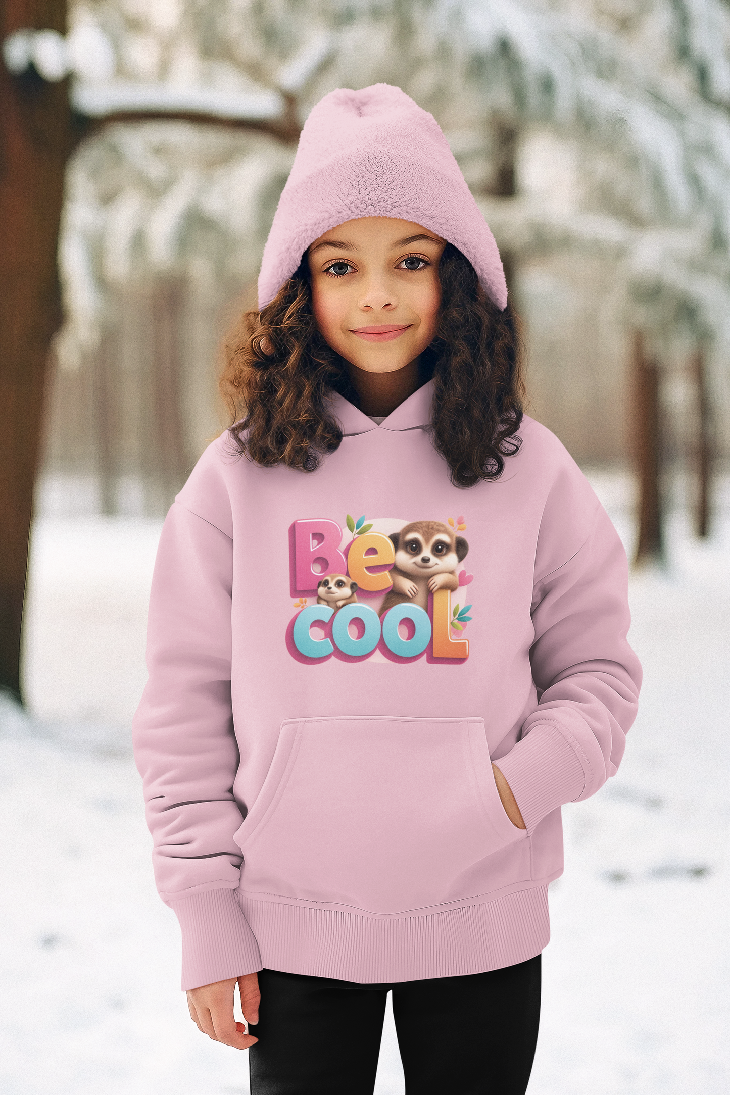 Be Cool Erdmännchen Kinder Hoodie Pullover Bio Baumwolle Hochwertig Langlebig - Mini Cruiser Hoodie 2.0 STST SH