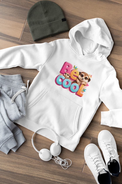 Be Cool Erdmännchen Hoodie - Hochwertiger Mittelschwerer Fleece-Hoodie für Jugendliche - Weltweit Verfügbar - GL
