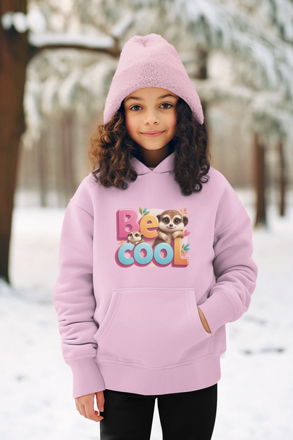 Be Cool Erdmännchen Hoodie - Hochwertiger Mittelschwerer Fleece-Hoodie für Jugendliche - Weltweit Verfügbar - GL