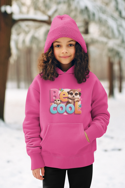 Be Cool Erdmännchen Hoodie - Hochwertiger Mittelschwerer Fleece-Hoodie für Jugendliche - Weltweit Verfügbar - GL