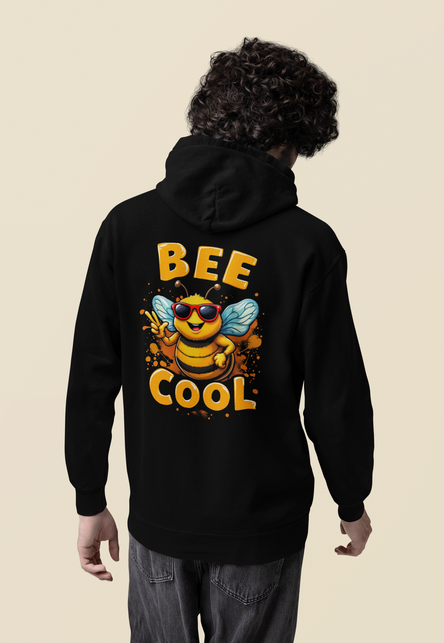 Biene BEE COOL Beidseitiger Druck - Unisex Erwachsenen Bio Organic Cruiser Hoodie 2.0 ST/ST SH