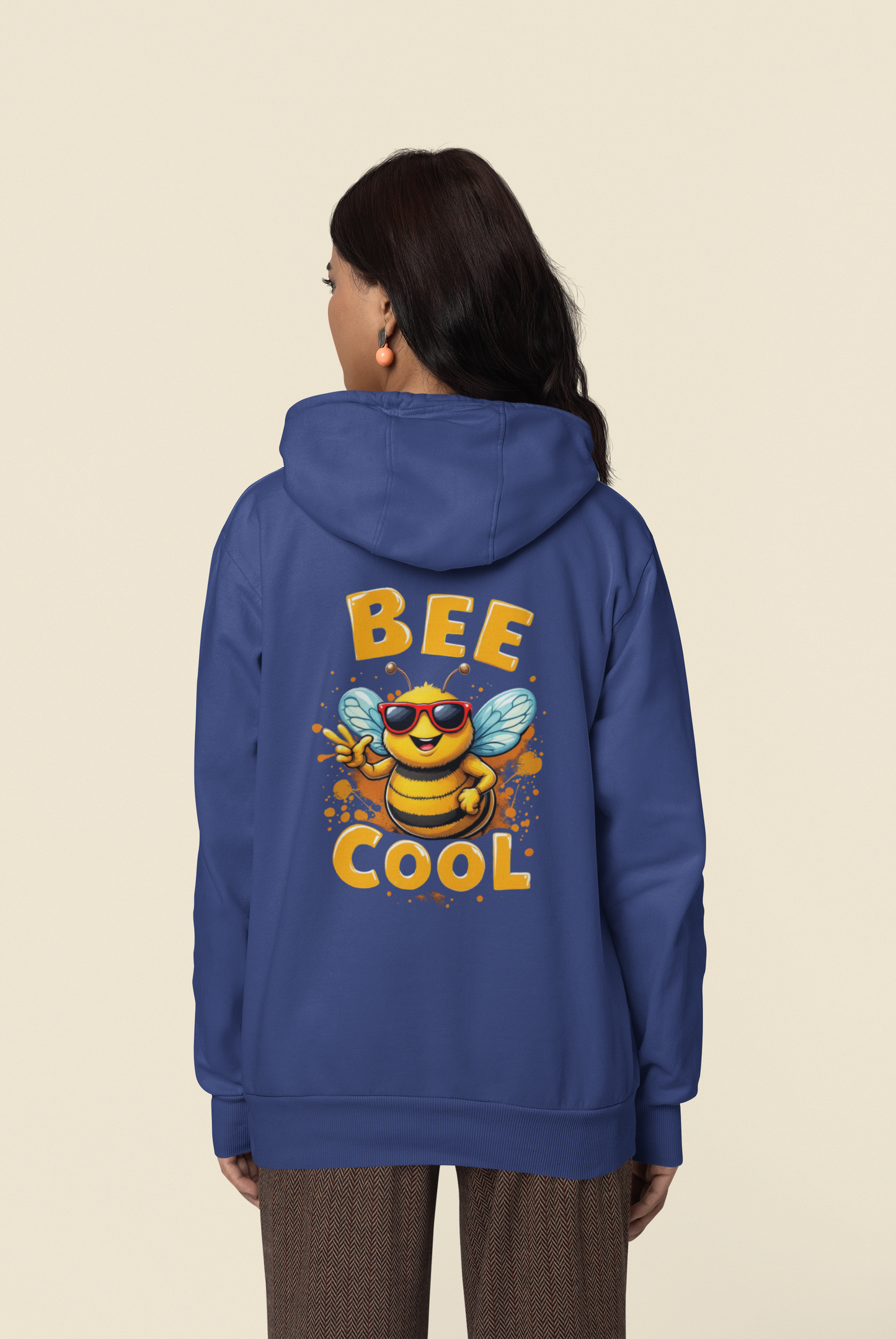 Biene BEE COOL Beidseitiger Druck - Unisex Erwachsenen Bio Organic Cruiser Hoodie 2.0 ST/ST SH