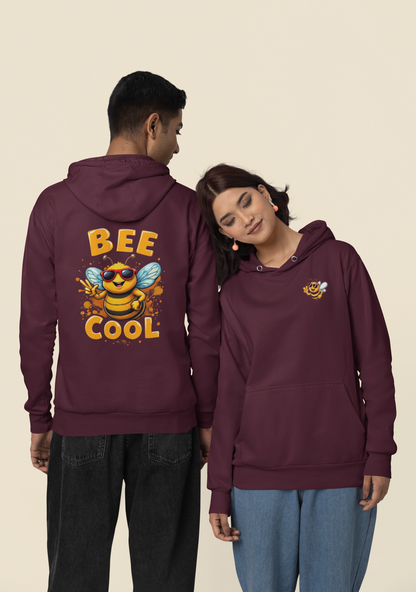 Biene BEE COOL Beidseitiger Druck - Unisex Erwachsenen Bio Organic Cruiser Hoodie 2.0 ST/ST SH