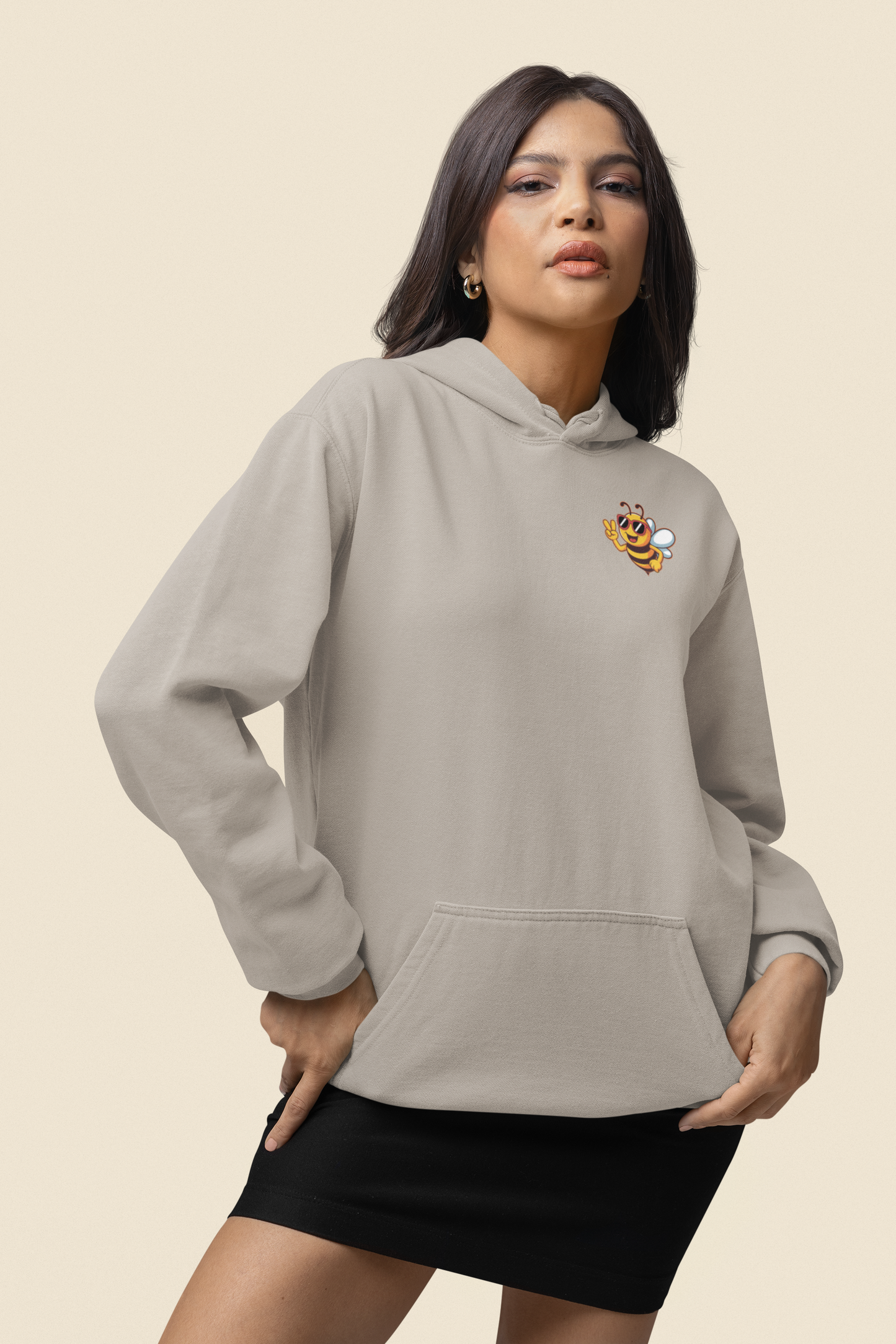 Biene BEE COOL Beidseitiger Druck - Unisex Erwachsenen Bio Organic Cruiser Hoodie 2.0 ST/ST SH