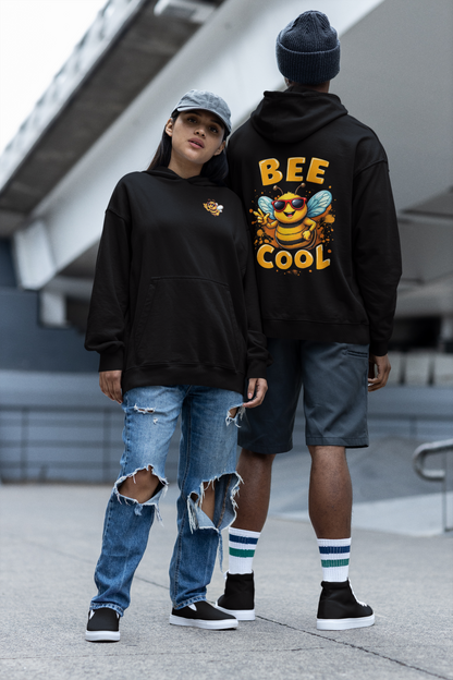 Biene BEE COOL Beidseitiger Druck - Unisex Erwachsenen Bio Oversized Hoodie SH