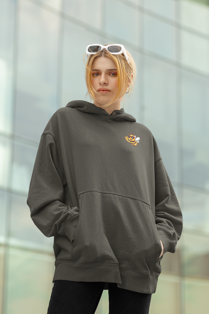 Biene BEE COOL Beidseitiger Druck - Unisex Erwachsenen Bio Oversized Hoodie SH