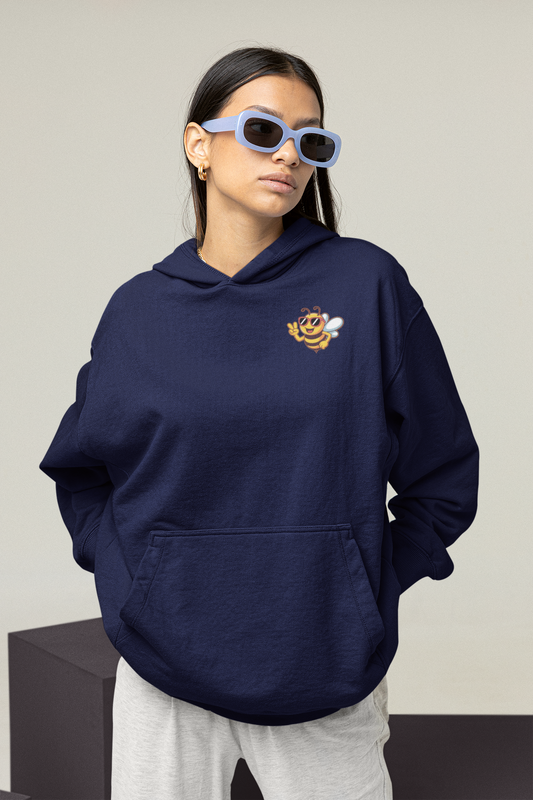 Biene BEE COOL Beidseitiger Druck - Unisex Erwachsenen Bio Oversized Hoodie SH